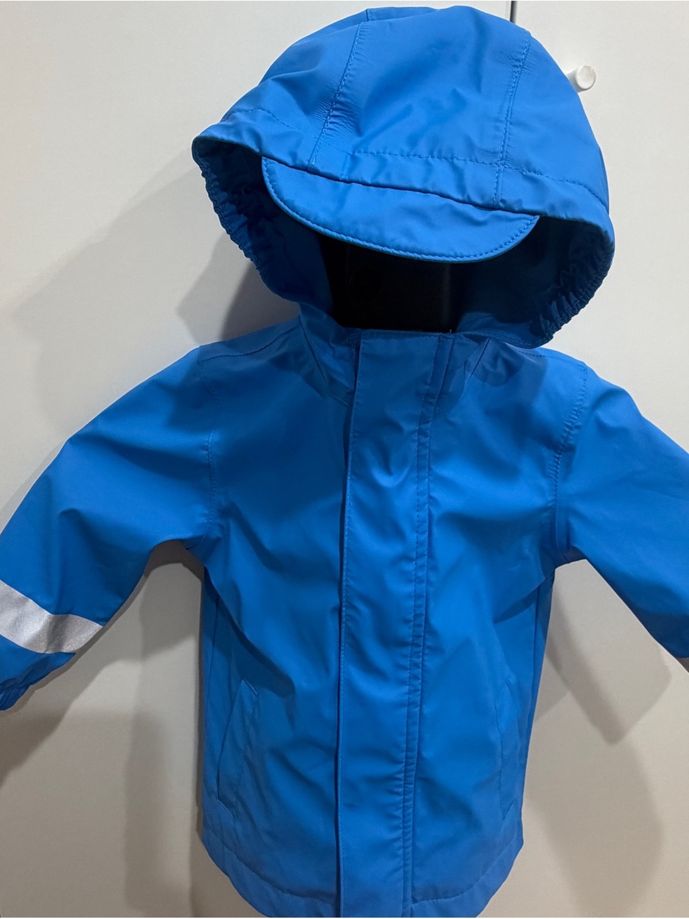 Kids Waterproof Hooded Jacket - Blue cat & jack 12m